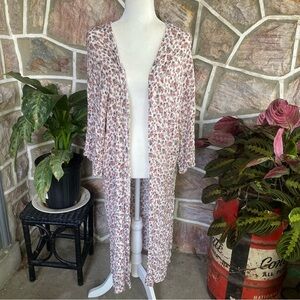 CJLA floral duster kimono